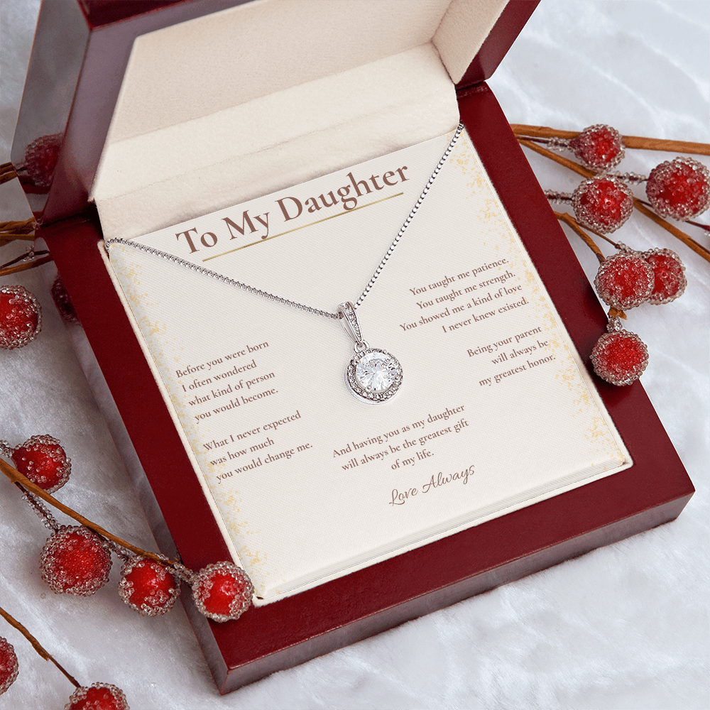 To My Daughter – My Greatest Gift Necklace