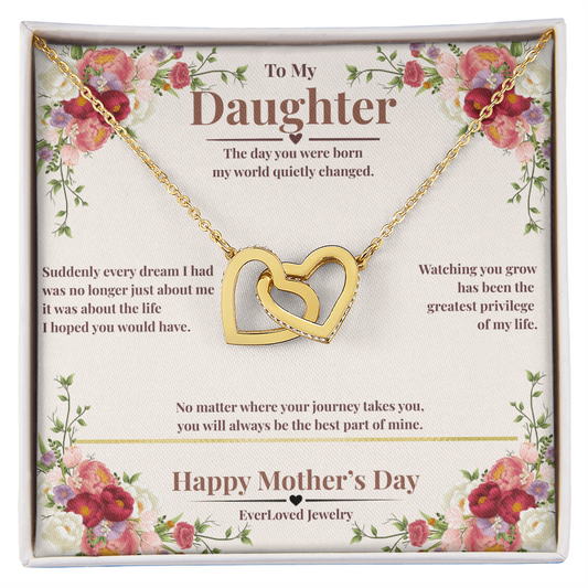 To My Daughter – Happy Mother's Day Necklace