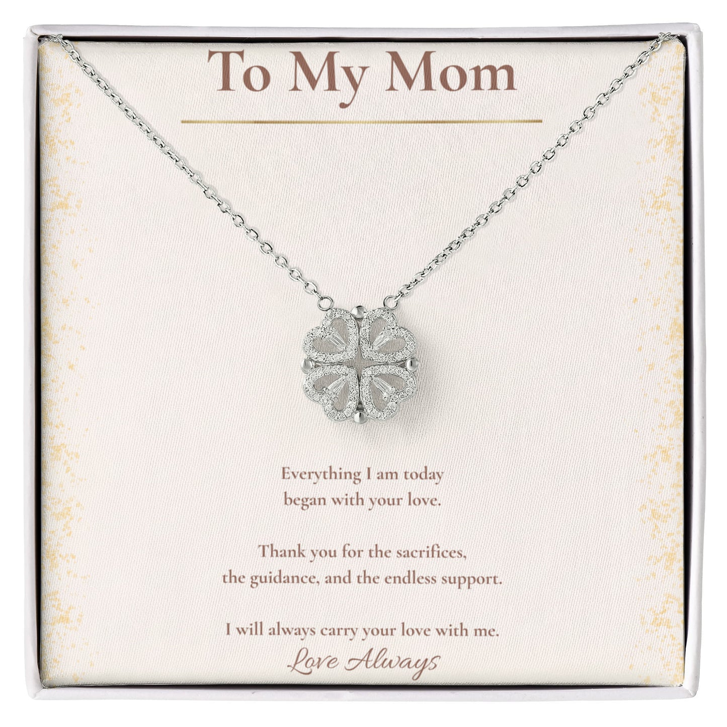 To My Mom – Thank You For Everything Necklace