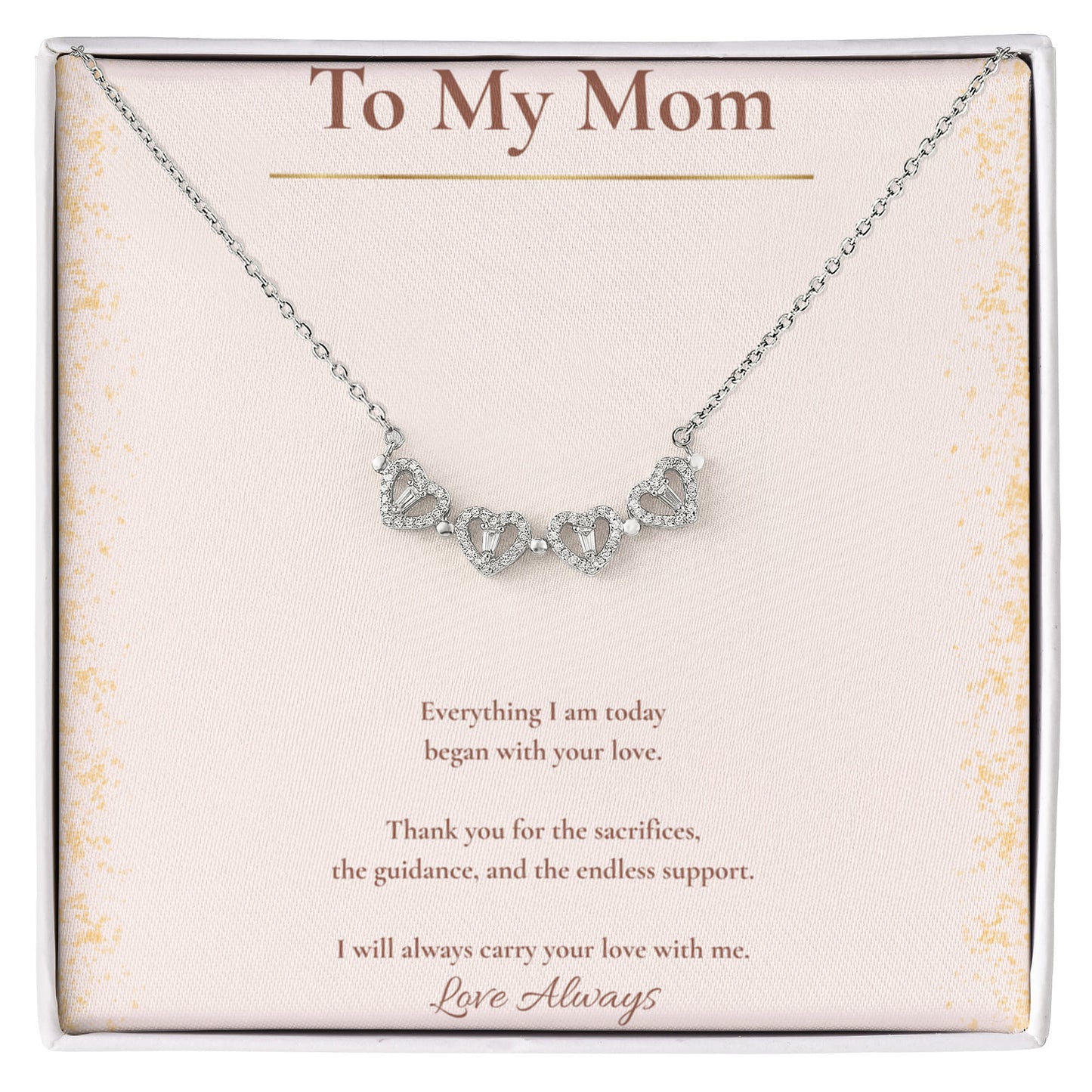 To My Mom – Thank You For Everything Necklace