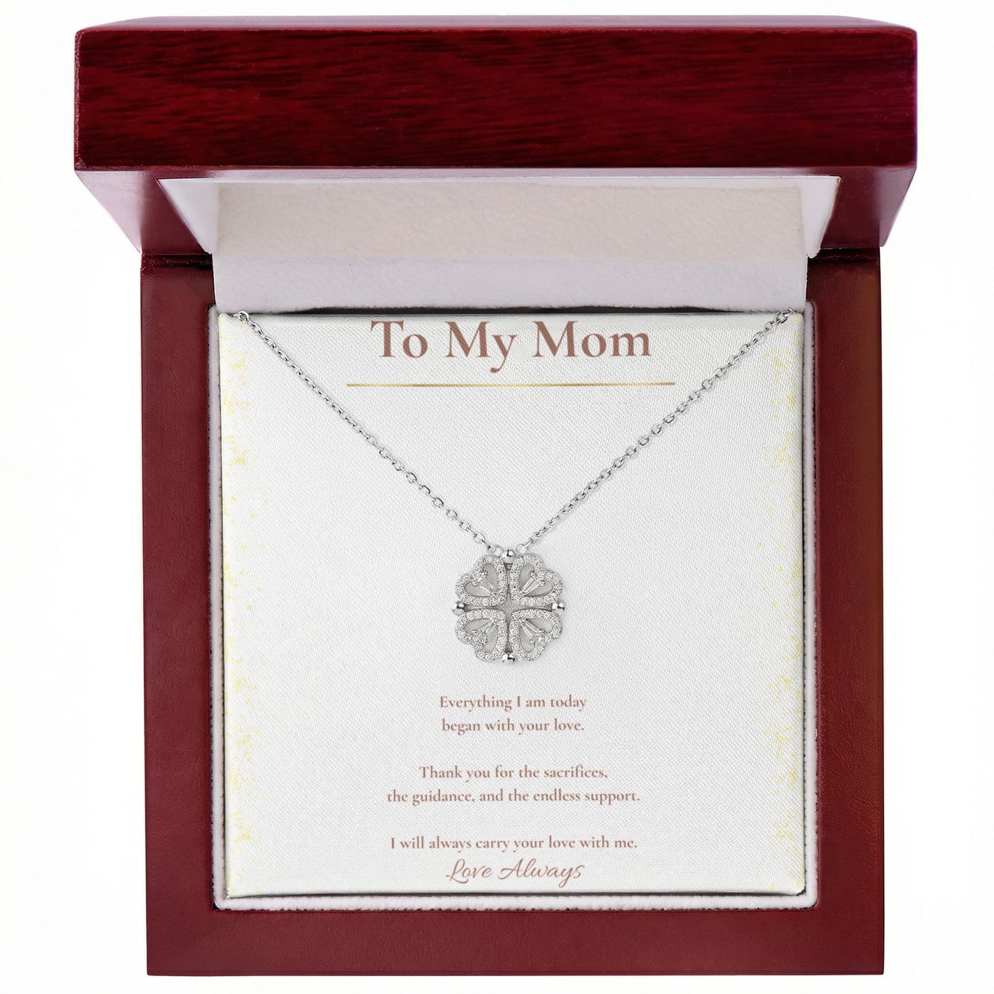 To My Mom – Thank You For Everything Necklace