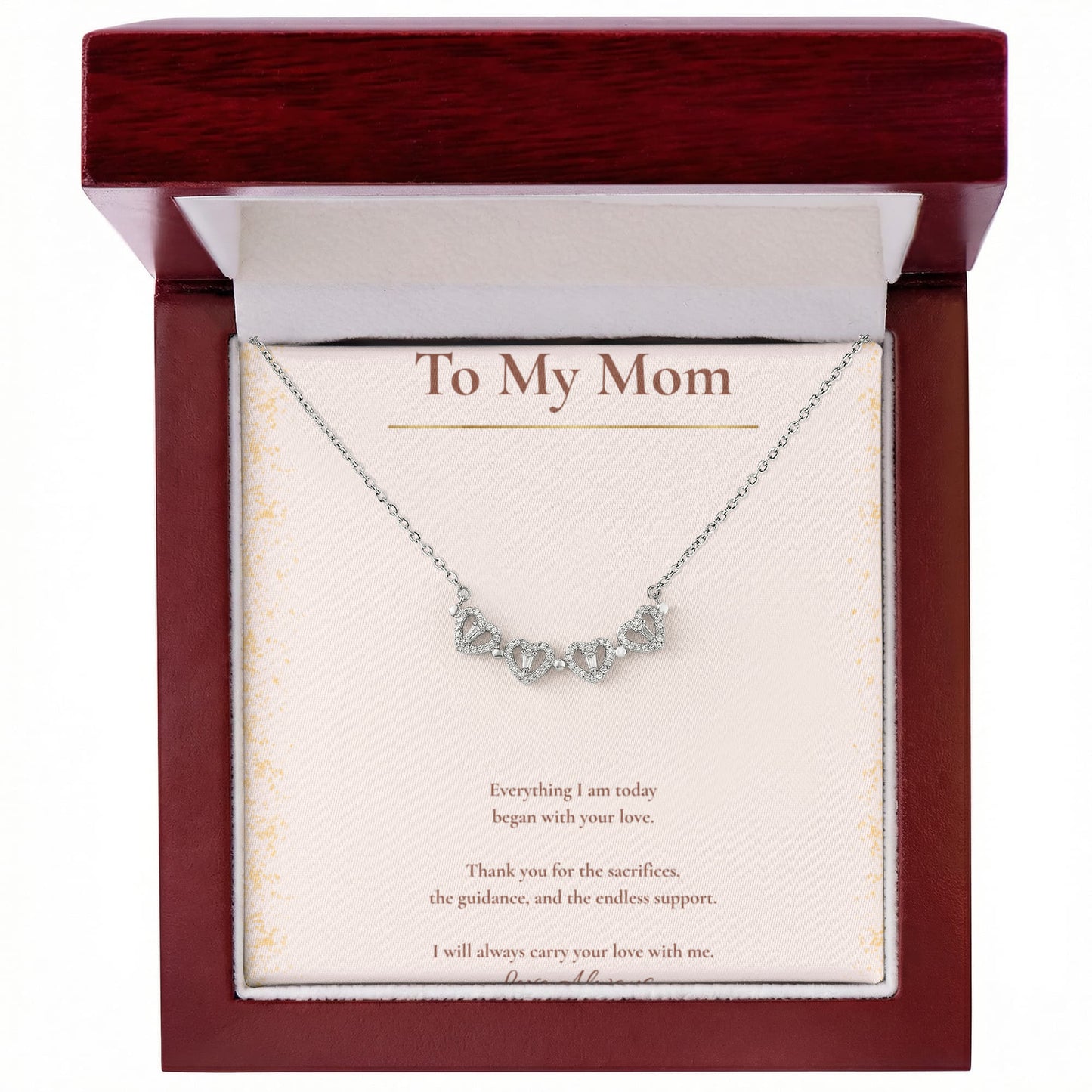To My Mom – Thank You For Everything Necklace