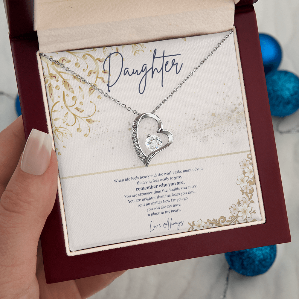 To My Daughter – When Life Feels Heavy Necklace