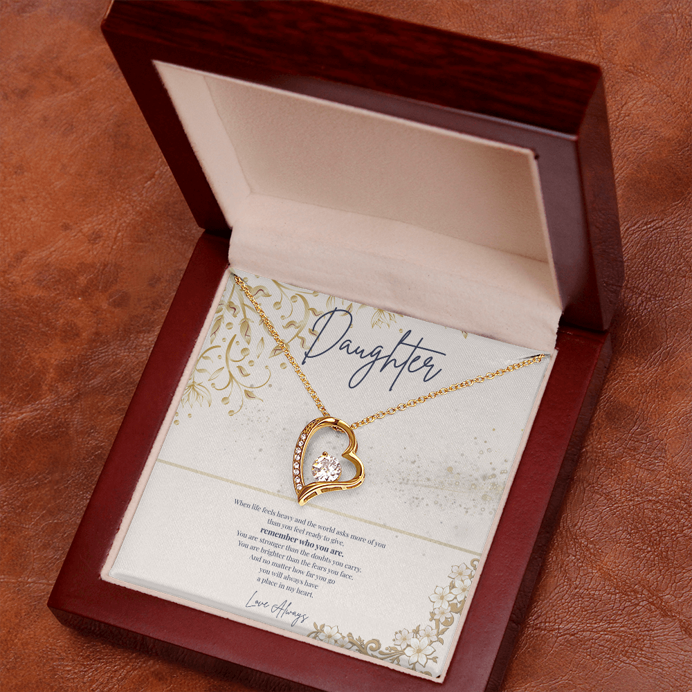 To My Daughter – When Life Feels Heavy Necklace