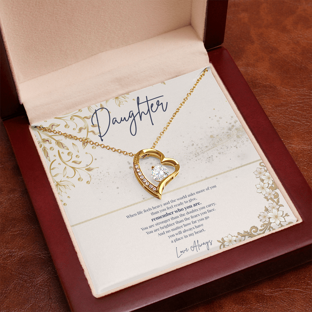 To My Daughter – When Life Feels Heavy Necklace