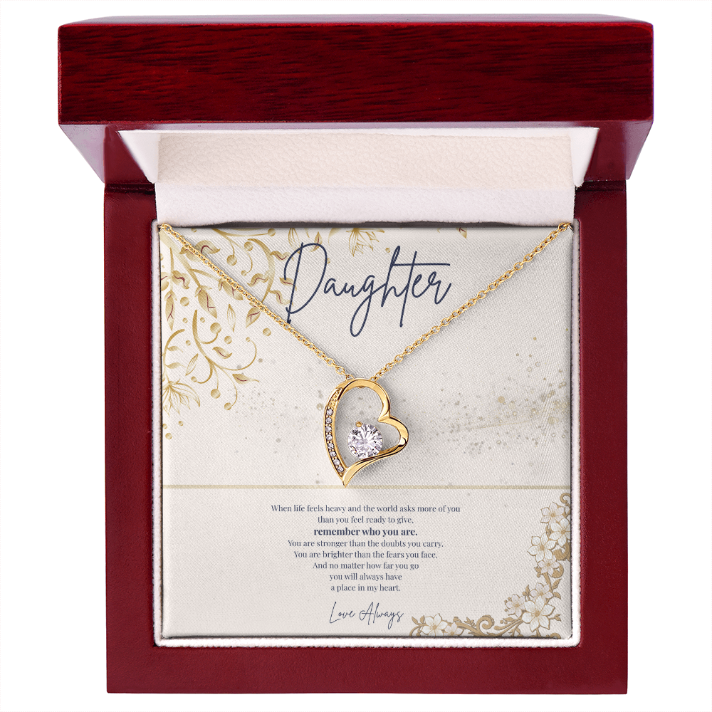 To My Daughter – When Life Feels Heavy Necklace