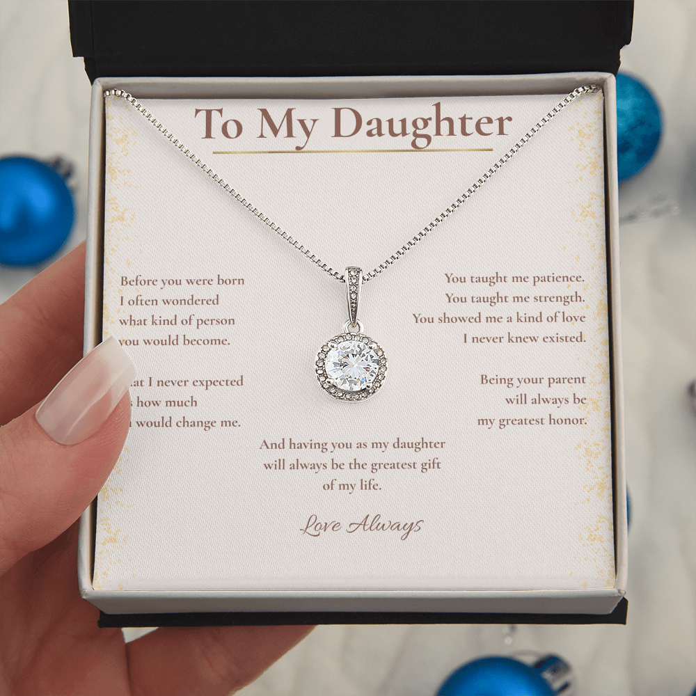 To My Daughter – My Greatest Gift Necklace