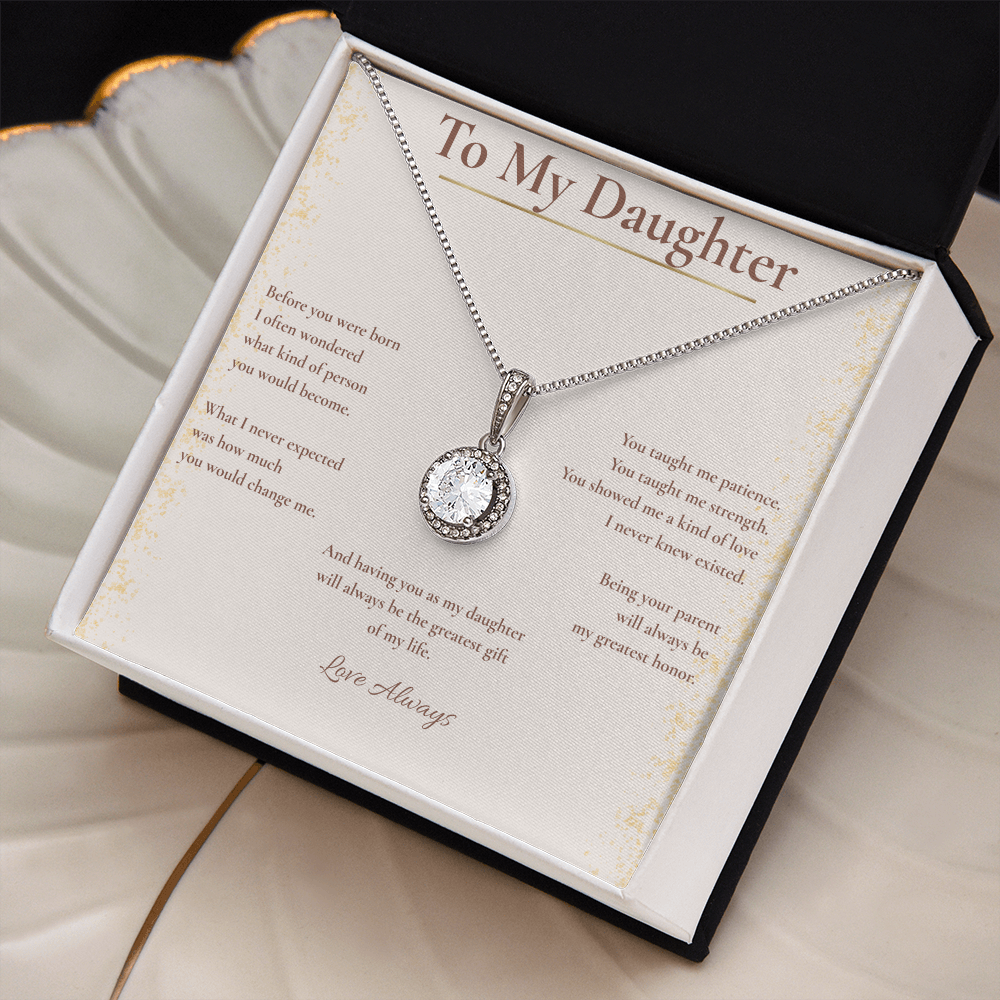 To My Daughter – My Greatest Gift Necklace