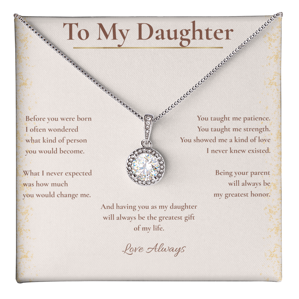 To My Daughter – My Greatest Gift Necklace