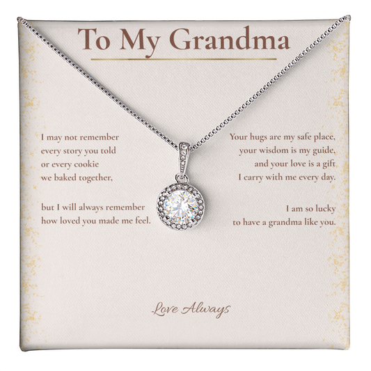 To My Grandma – Love Always Pendant Necklace