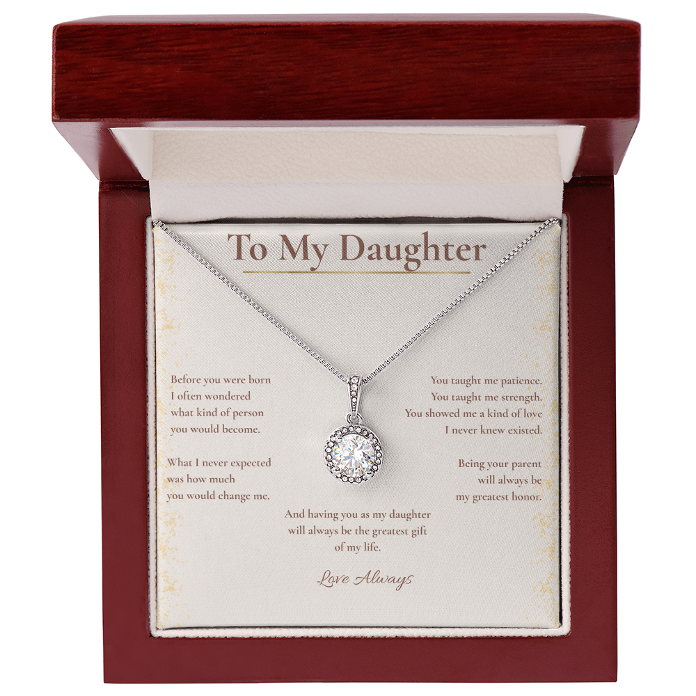 To My Daughter – My Greatest Gift Necklace