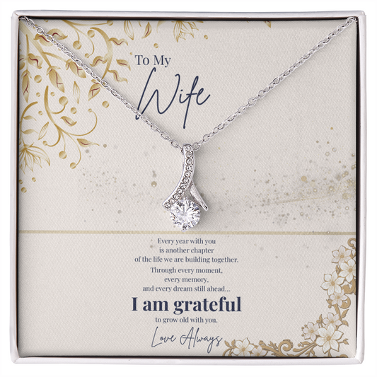 To My Wife – Forever Grateful Necklace