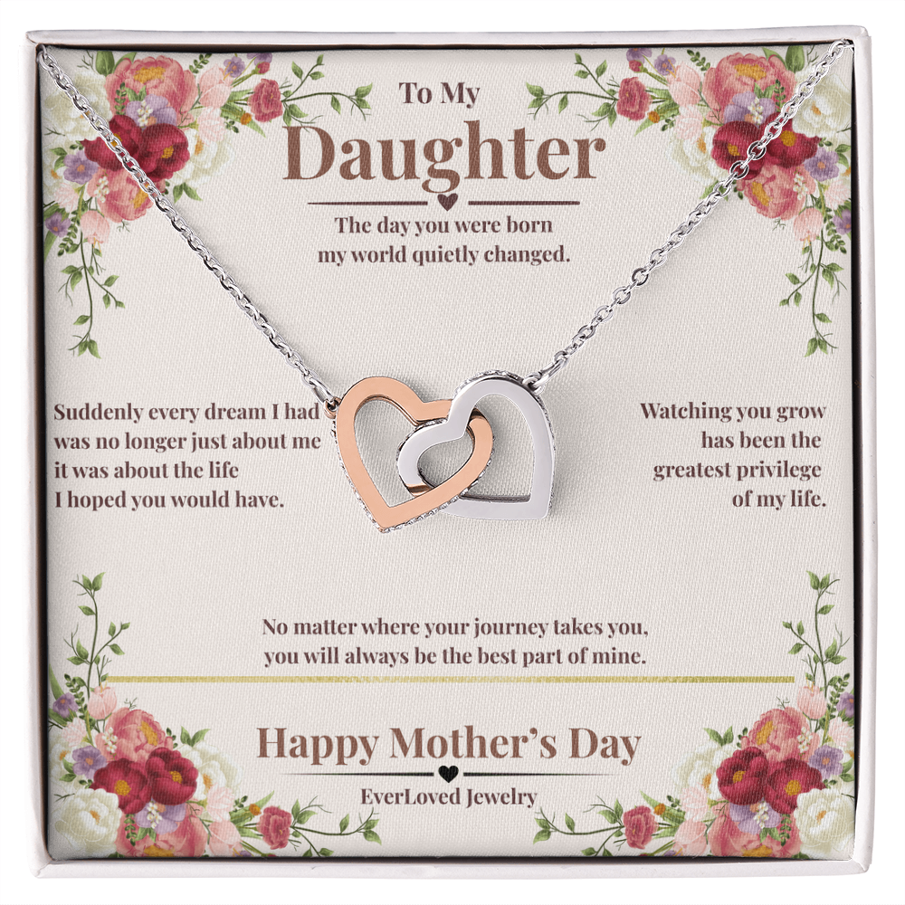 To My Daughter – Happy Mother's Day Necklace