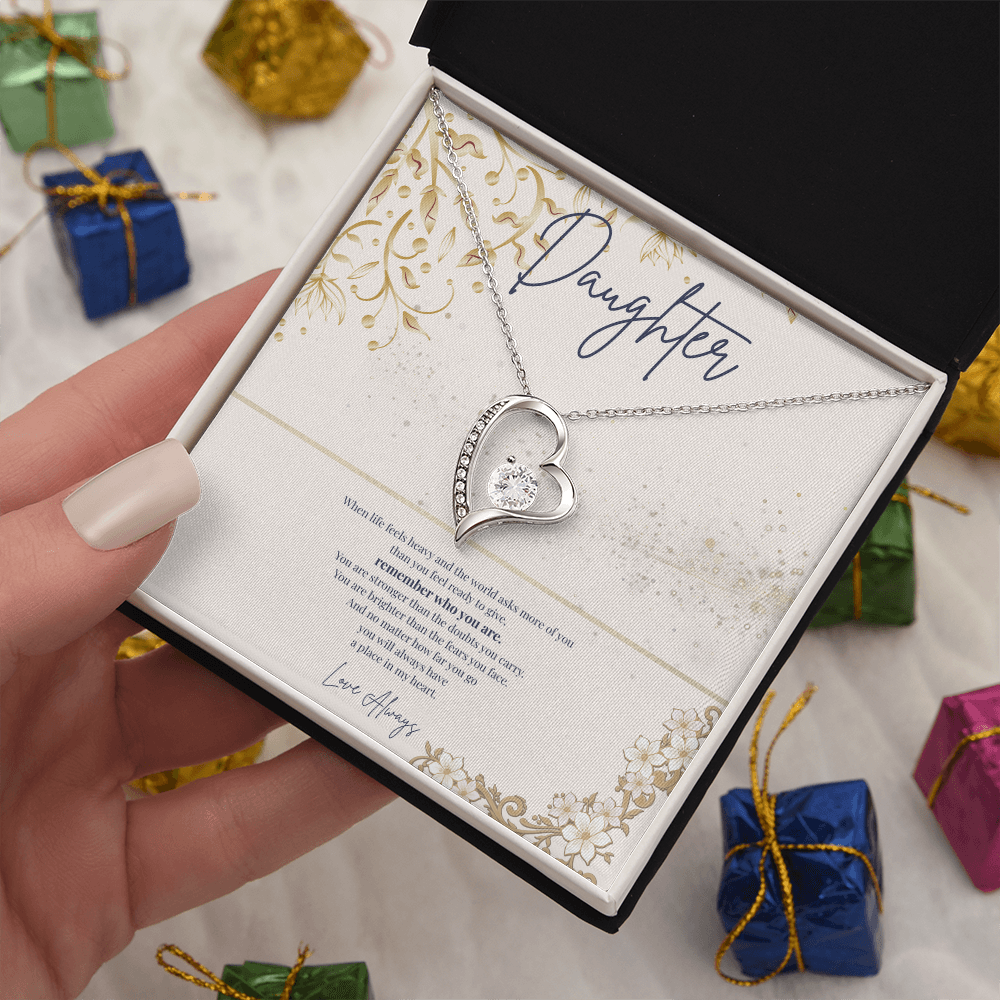 To My Daughter – When Life Feels Heavy Necklace