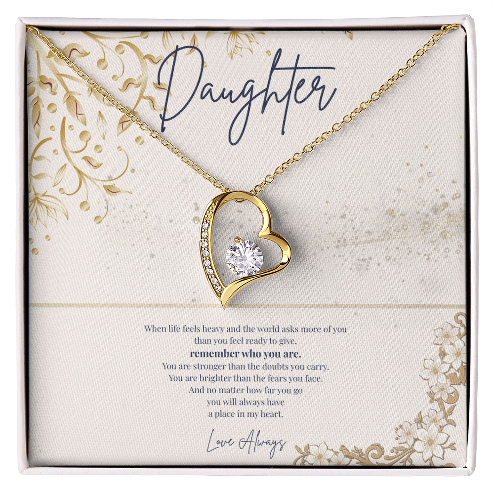 To My Daughter – When Life Feels Heavy Necklace