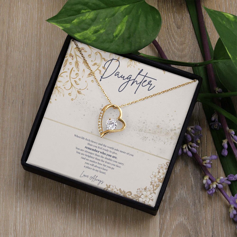 To My Daughter – When Life Feels Heavy Necklace