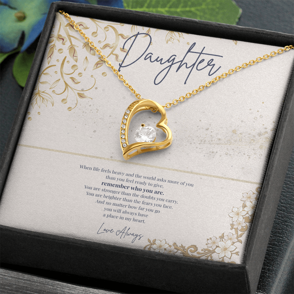 To My Daughter – When Life Feels Heavy Necklace